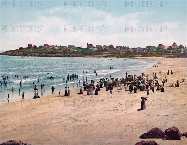 Colour photograph of York Beach