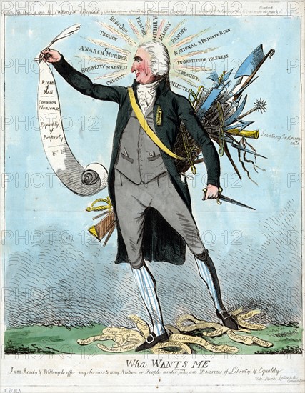 Print of Thomas Paine