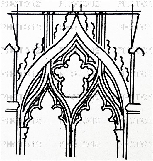 Sketch of the Lady Chapel of Ely Cathedral