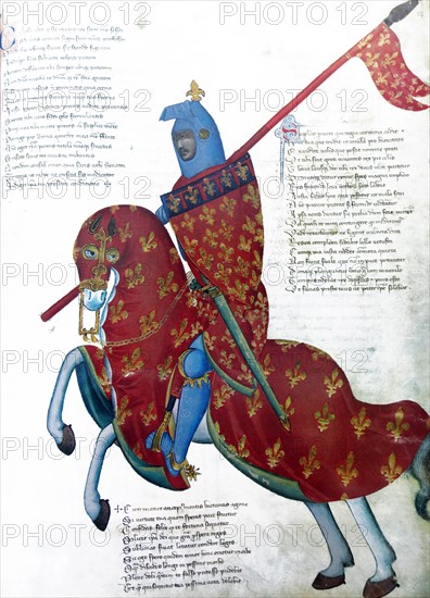 Manuscript of an armed knight of Patro