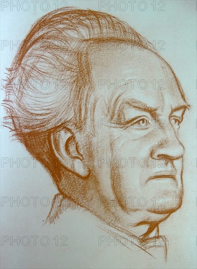 Portrait of Gerhart Hauptmann