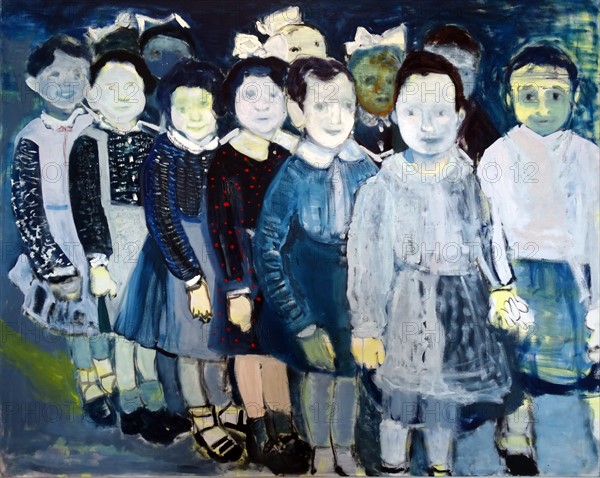 The Turkish Schoolgirls by Marlene Dumas