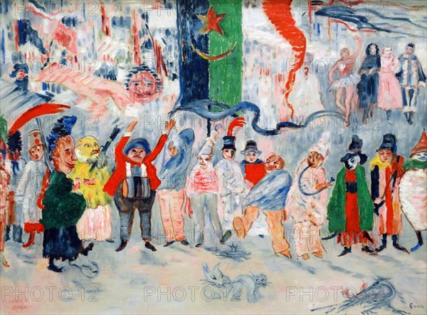 Carnival in Flanders by James Ensor