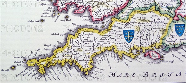 Shields of Wessex and Sussex from the Heptarchy; a collective name applied to the Anglo-Saxon kingdoms