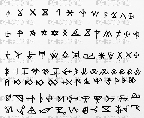 A selection of English Masons' marks