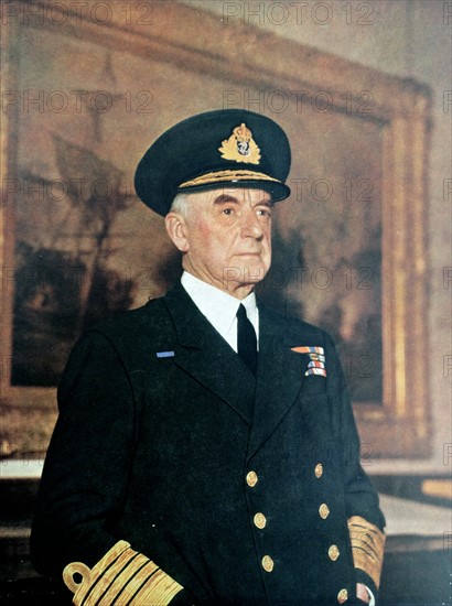 Colour photograph of Sir Dudley Pound