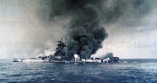 Photograph of the German cruiser Admiral Graf Spee