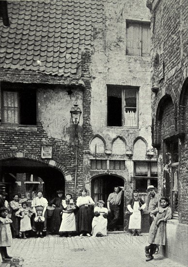 A side street in the old quarter of Ghent.