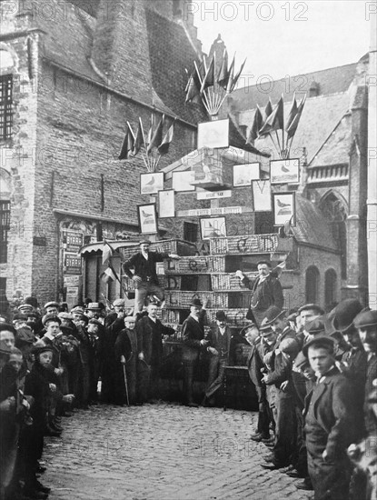 A pigeon-flying competition