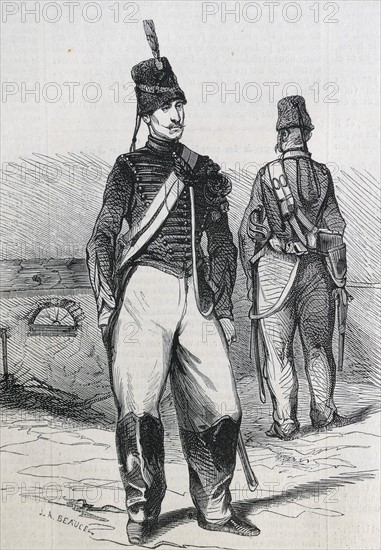 French cavalry uniform 1860