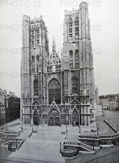 The Great Church of St. Michael and Ste. Gudule, the focus of the national life of Brabant