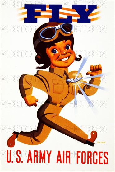 Fly - U.S. Army Air Forces 1942 Poster