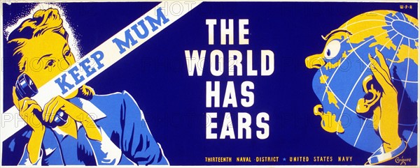 Keep mum - the world has ears by Edward Thomas Grigware