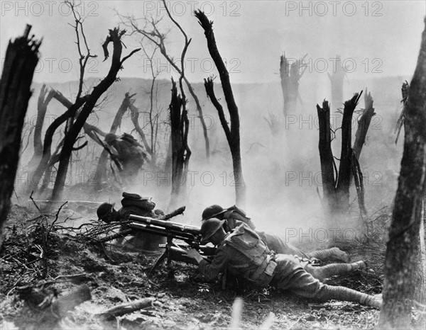 Men of the 23rd US Infantry, in France on the Western Front