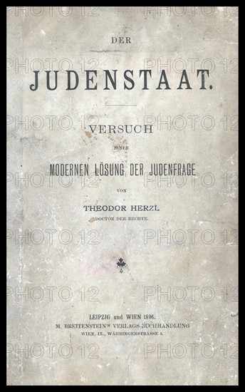 Der Judenstaat is a pamphlet written by Theodor Herzl