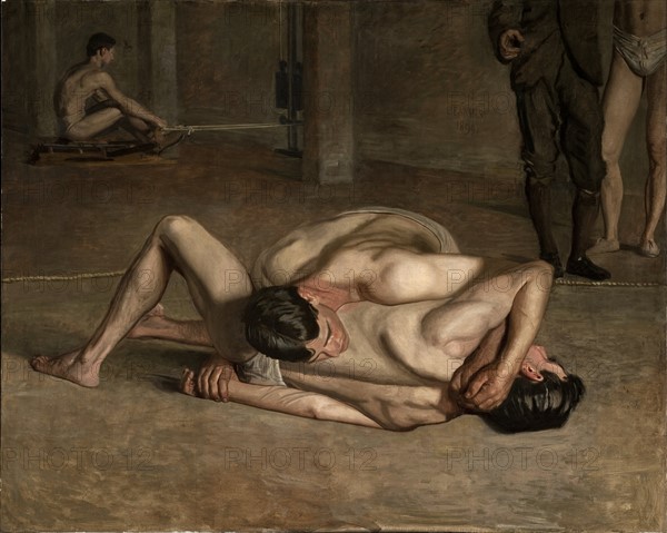 Thomas Eakins, Wrestlers (1899).