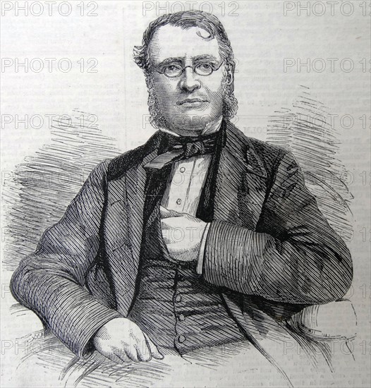 Engraving of W. H. Adams, Esq.