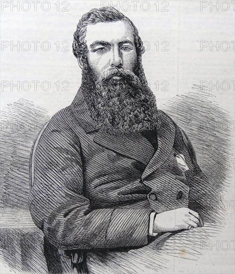 Engraving of J. W. Malcolm, Esq.