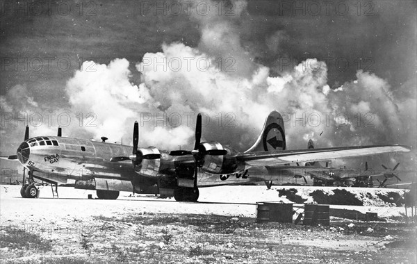 Enola Gay Boeing became the first aircraft to drop an atomic bomb.