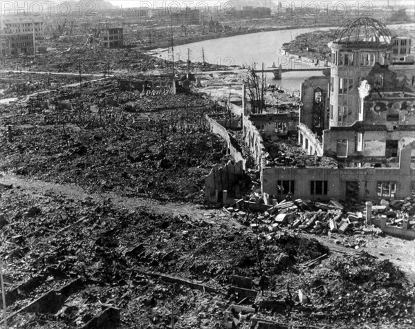 World War II, after the explosion of the atom bomb in August 1945Hiroshima