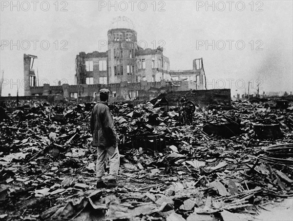 World War II, after the explosion of the atom bomb in August 1945Hiroshima