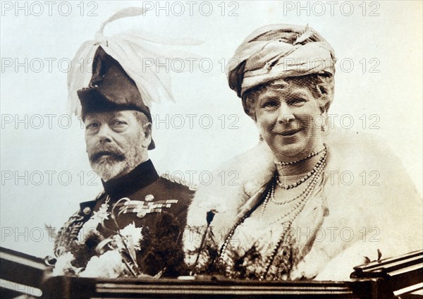 King George V and Queen Mary of Great Britain 1934