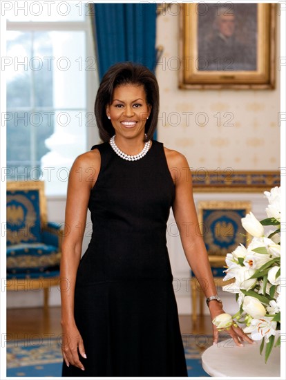 Official portrait of First Lady Michelle Obama