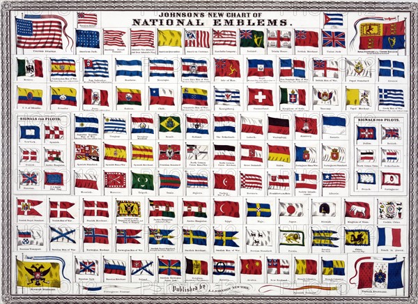 world national and colonial flags 1914