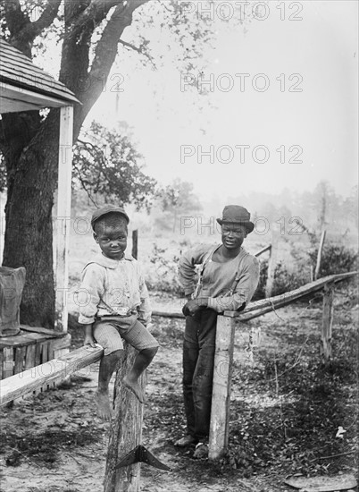 Black and white photograph of Little Eb Snow