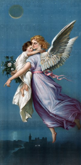 Painting titled 'The Angels of Peace'