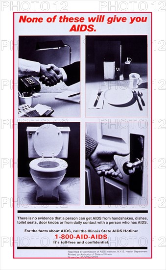 Public health poster about AIDS