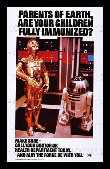 Public health poster for Immunization