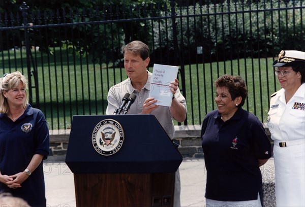 Colour photograph of Vice President Al Gore