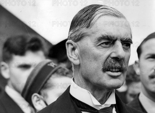 Photograph of British Prime Minister Neville Chamberlain 1938