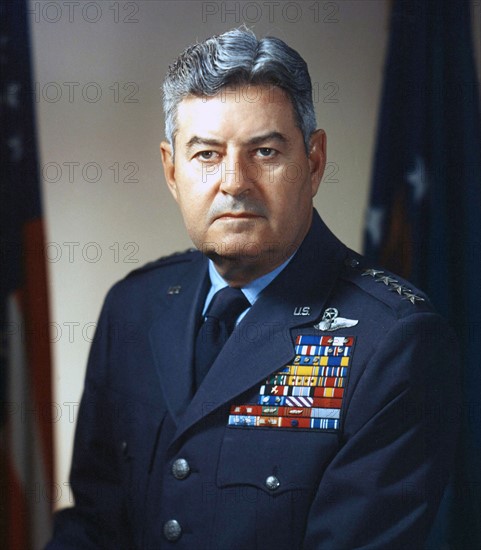 Colour photograph of Curtis Emerson LeMay