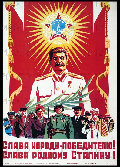 Russian Propaganda Poster 1940