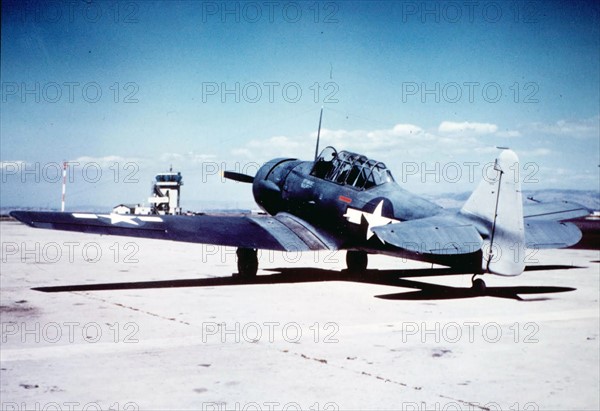 Photograph of a SNJ-4 Texan US Air Force Fighter 1944