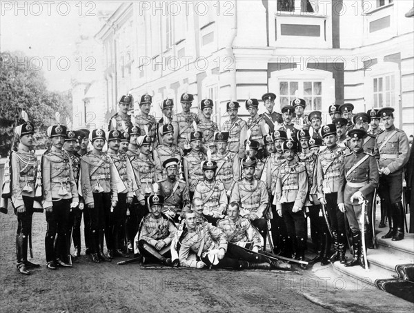 Photograph of the Russian Grand Duchess Olga as Honorary Commander-in-Chief