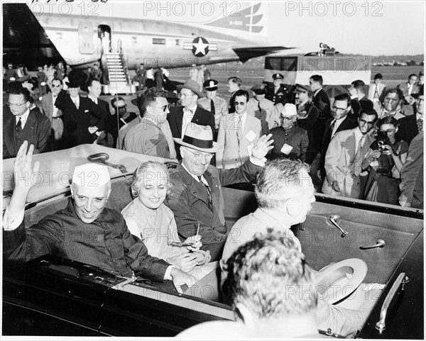 President Truman and Prime Minister Jawaharlal Nehru