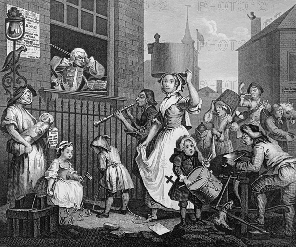 Engraving by William Hogarth