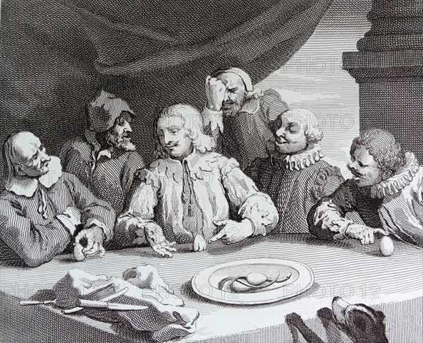 Engraving by William Hogarth