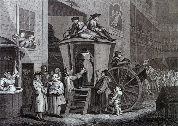 Engraving by William Hogarth