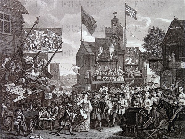 Engraving by William Hogarth