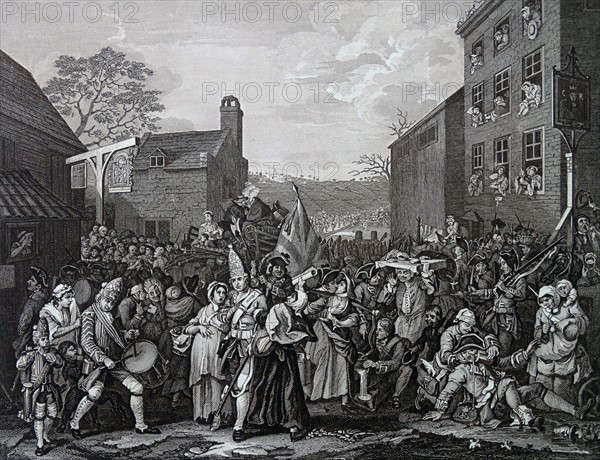 Engraving by William Hogarth