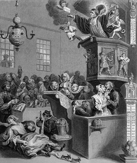 Engraving by William Hogarth