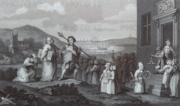 Engraving by William Hogarth