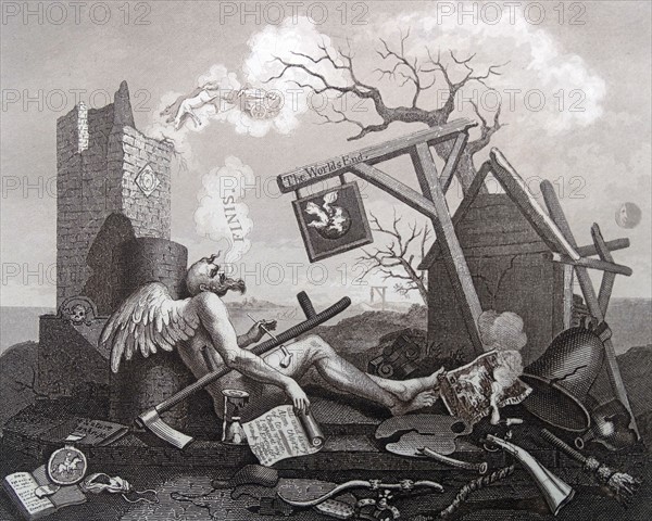 Engraving by William Hogarth