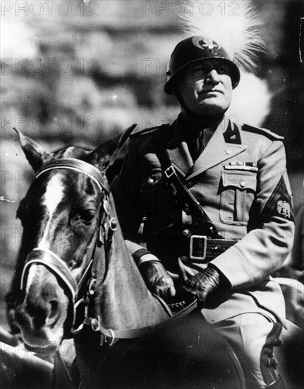 Benito Mussolini (1883 â€ì 28 April 1945) Italian politician,