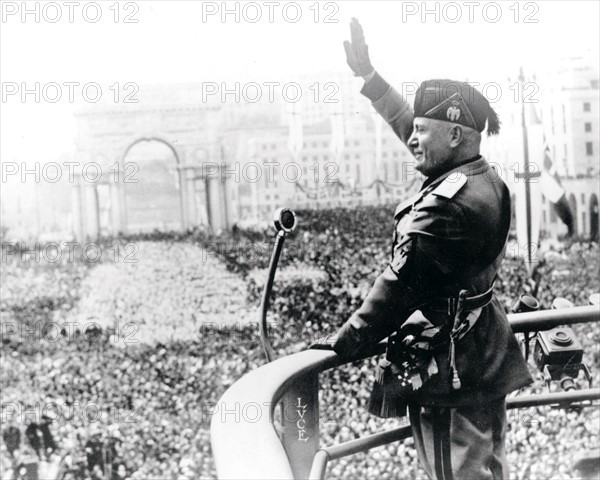 Benito Mussolini (1883 â€ì 28 April 1945) Italian politician,