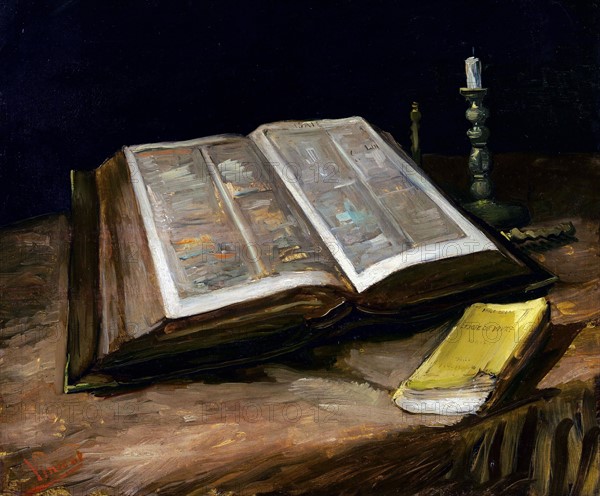 Still Life with Bible by Vincent van Gogh,